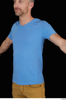 Lutro blue t shirt casual dressed upper body 0002.jpg